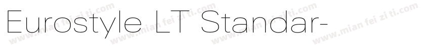 Eurostyle LT Standar字体转换